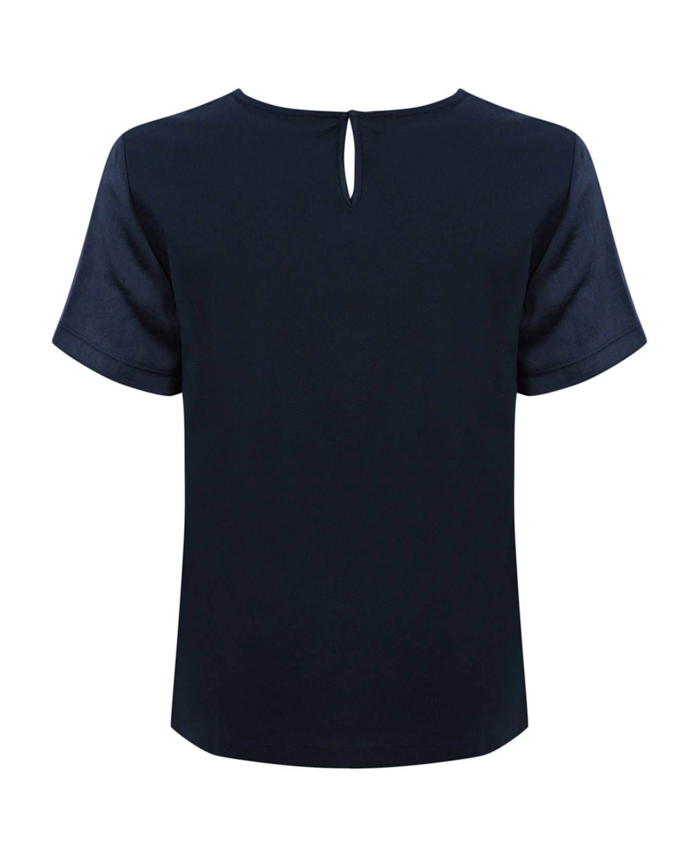 Weekend Max Mara Amburgo T-shirt In Satin And Jersey