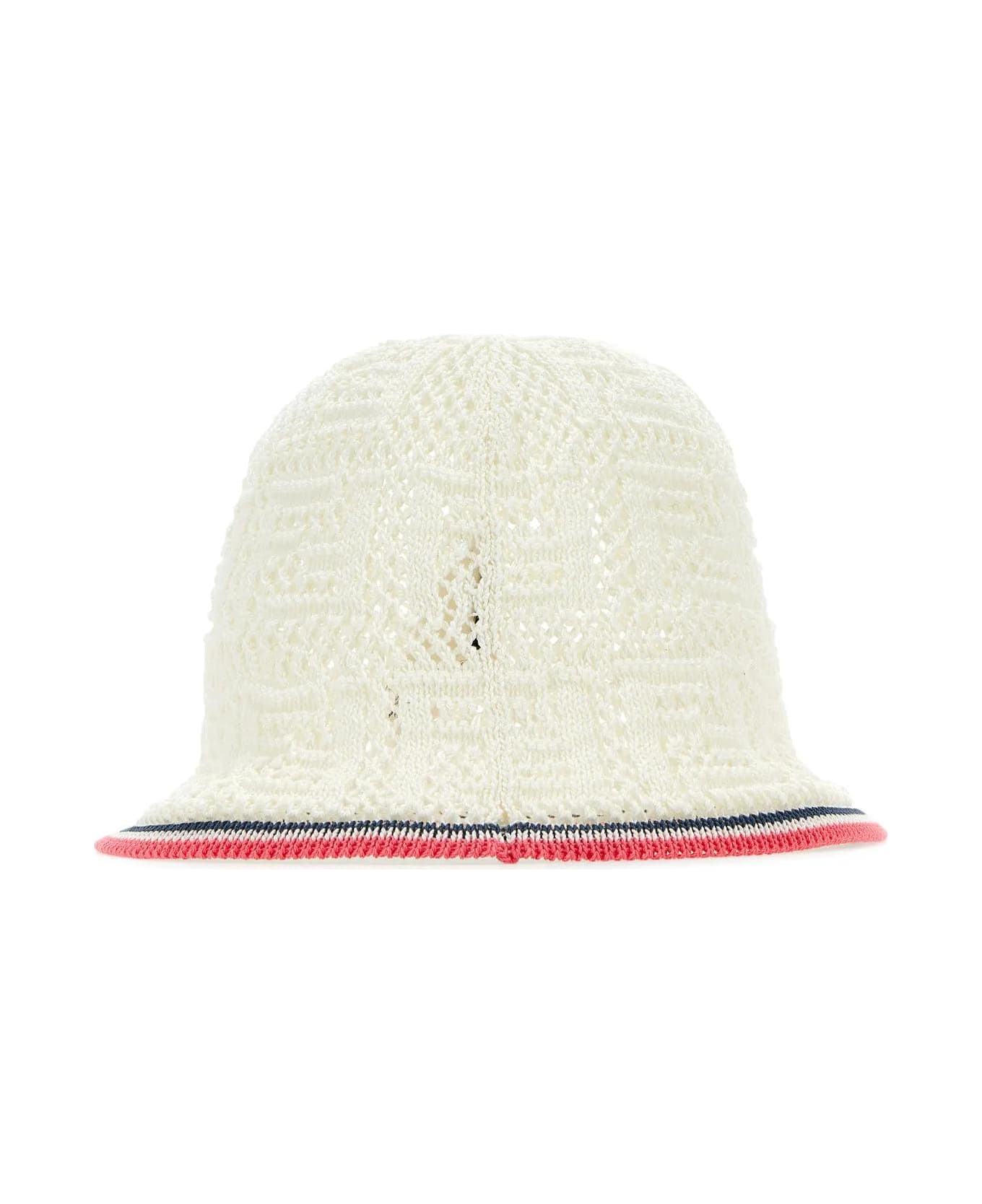 Fendi Crochet Bucket Hat - Bianco 帽子