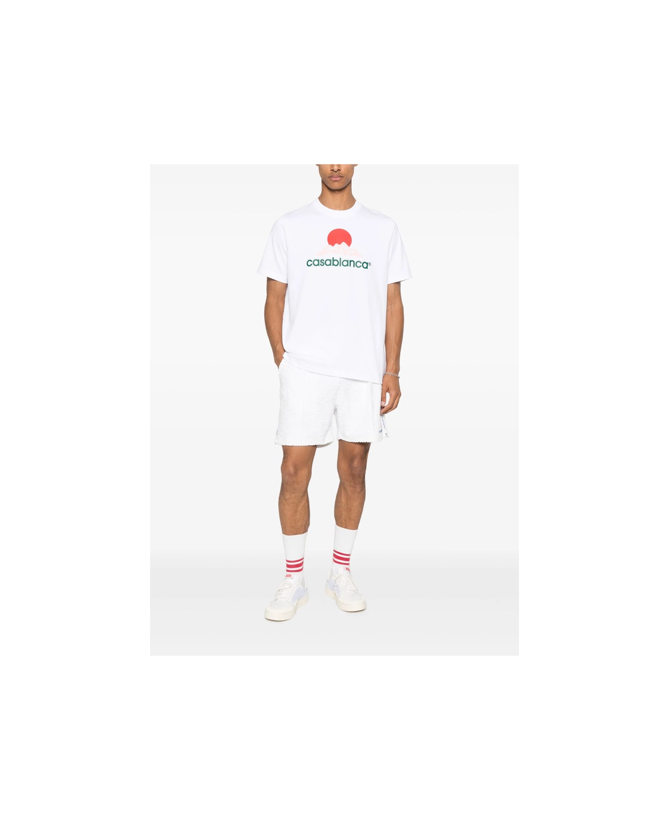 Casablanca T-shirt - WHITE