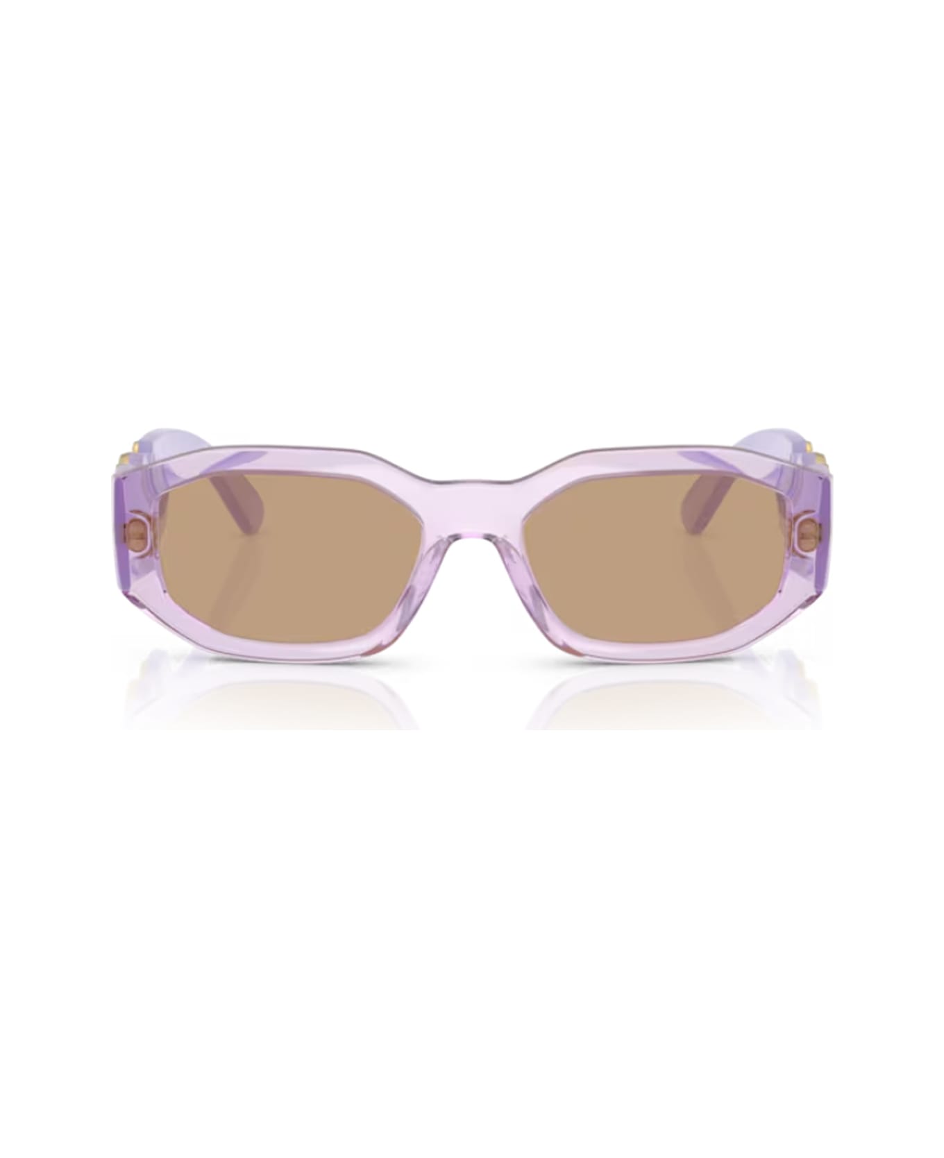Versace Eyewear Versace 0ve4361 Medusa Biggie 552663 Lavanda Trasparente Sunglasses - Viola