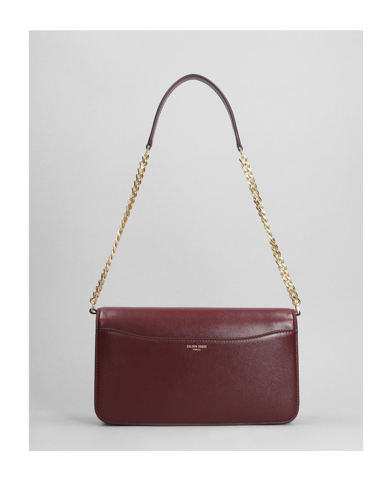 Golden Goose 
gioia
 Burgundy Leather Crossbody Bag - bordeaux