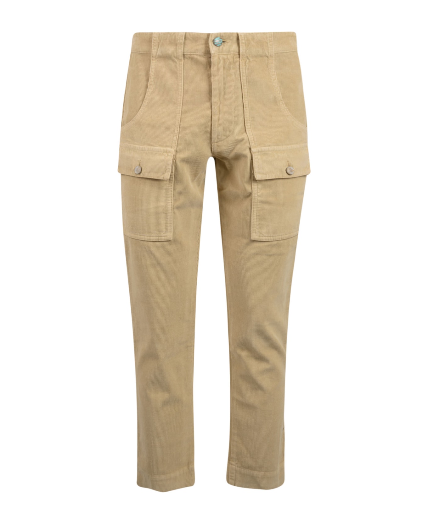 Palm Angels Corduroy Pockets Trousers - Brown/Rice