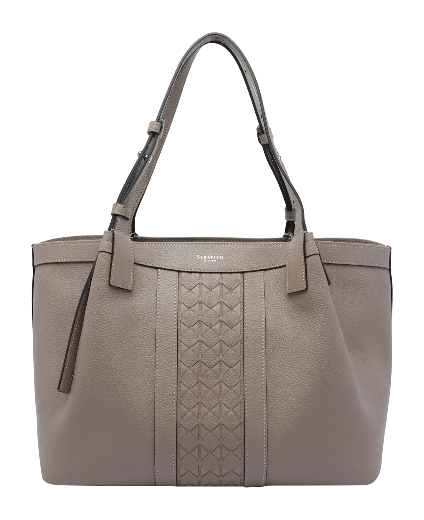 Serapian Small Secret Shoulder Bag - Beige