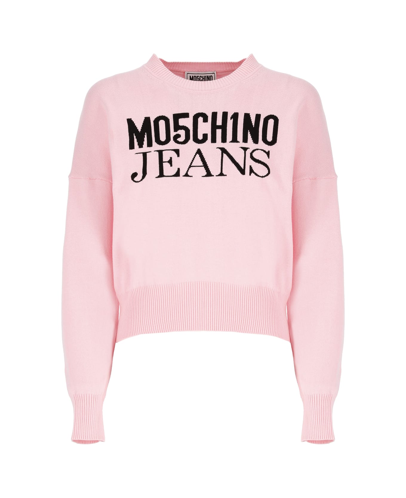 M05CH1N0 Jeans Cotton Sweater - Pink