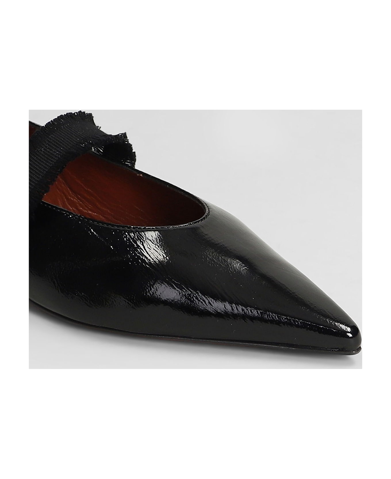 Roberto Festa Elior Ballet Flats In Black Leather - black