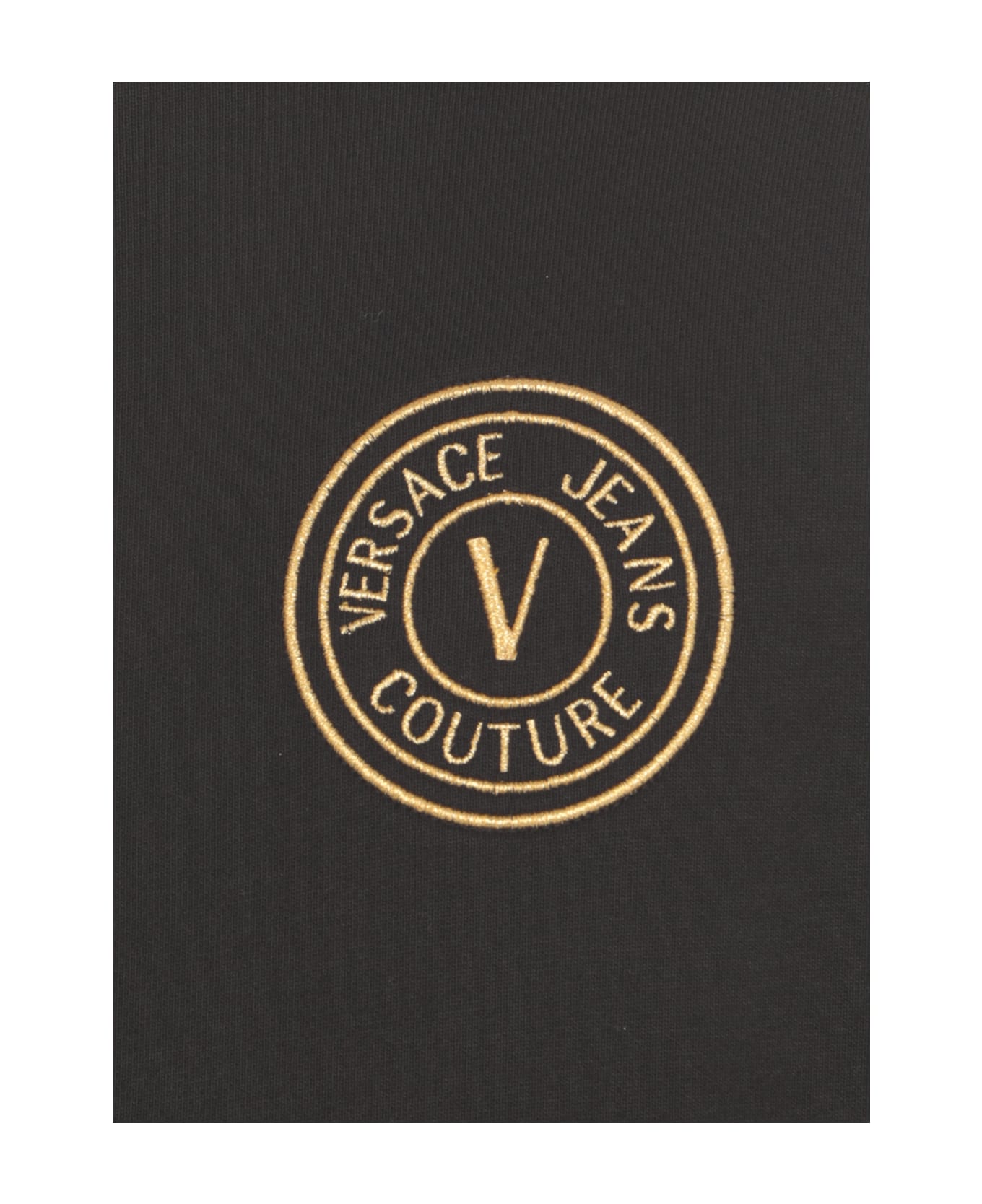 Versace Jeans Couture Logoed Sweatshirt - Black