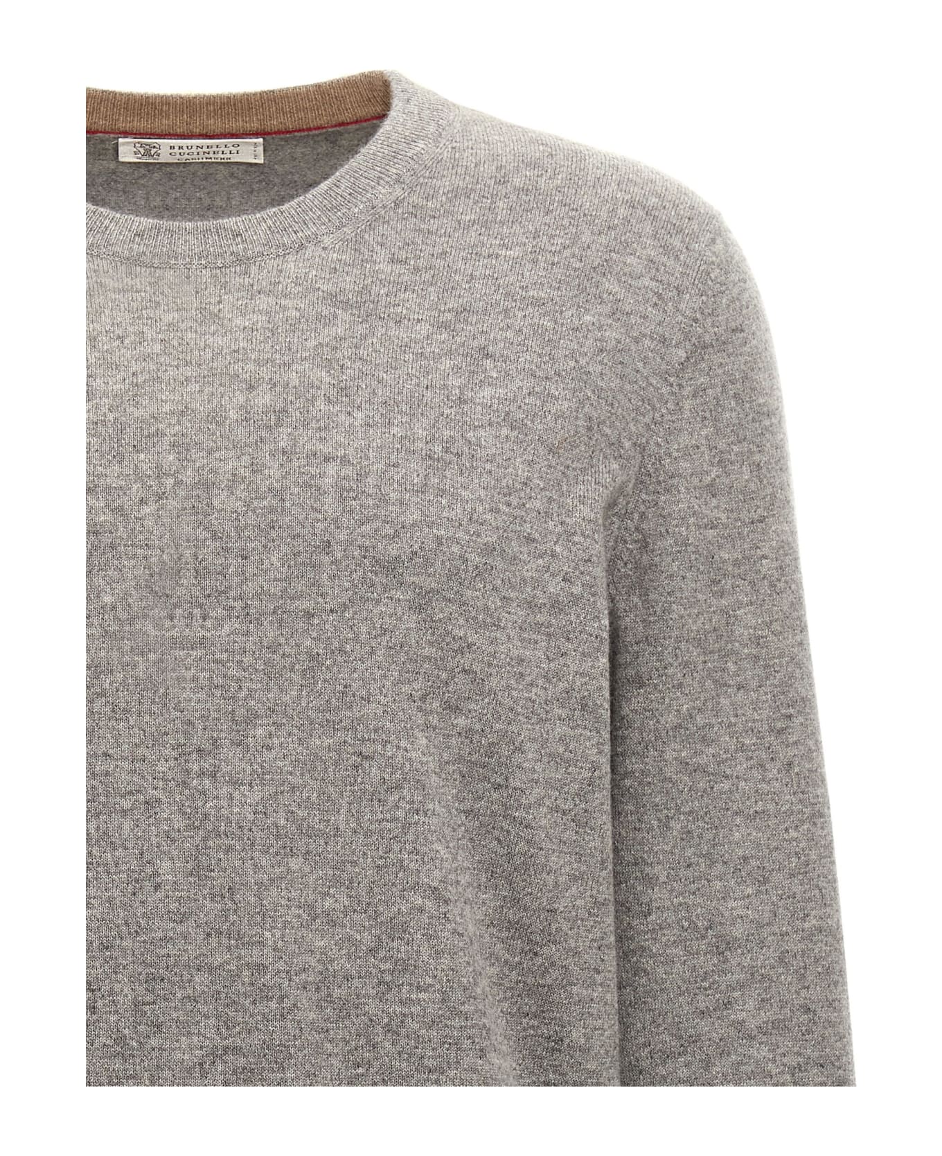 Brunello Cucinelli Cashmere Sweater - Grey フリース