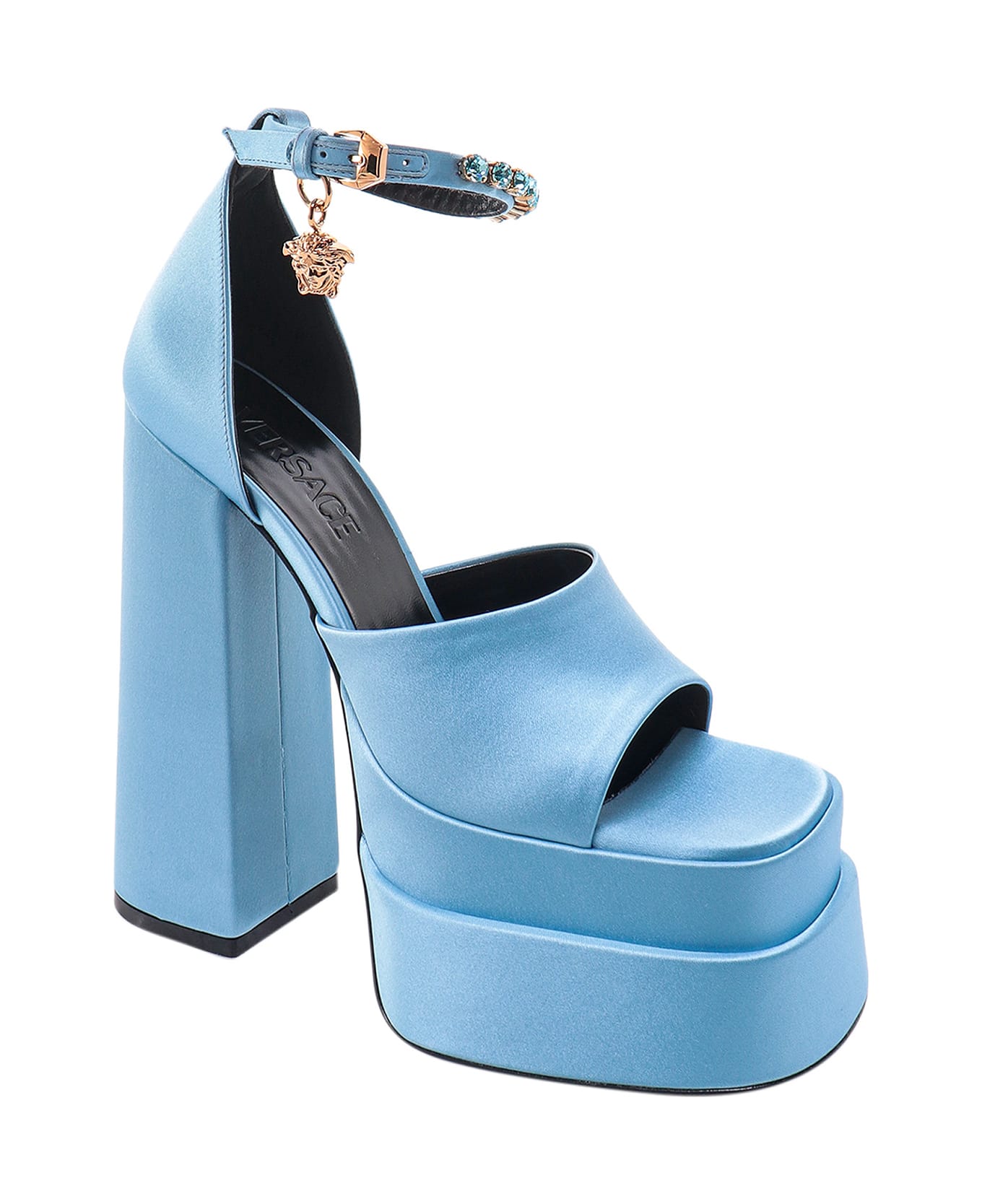 Versace Medusa Aevitas Sandals - Blue