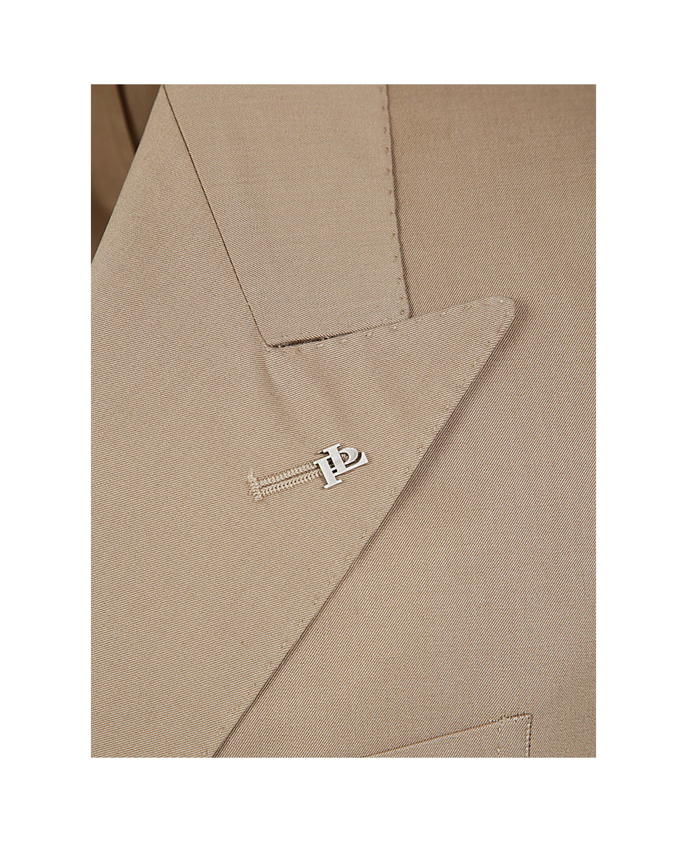Tagliatore Double Breasted Suit - Khaki