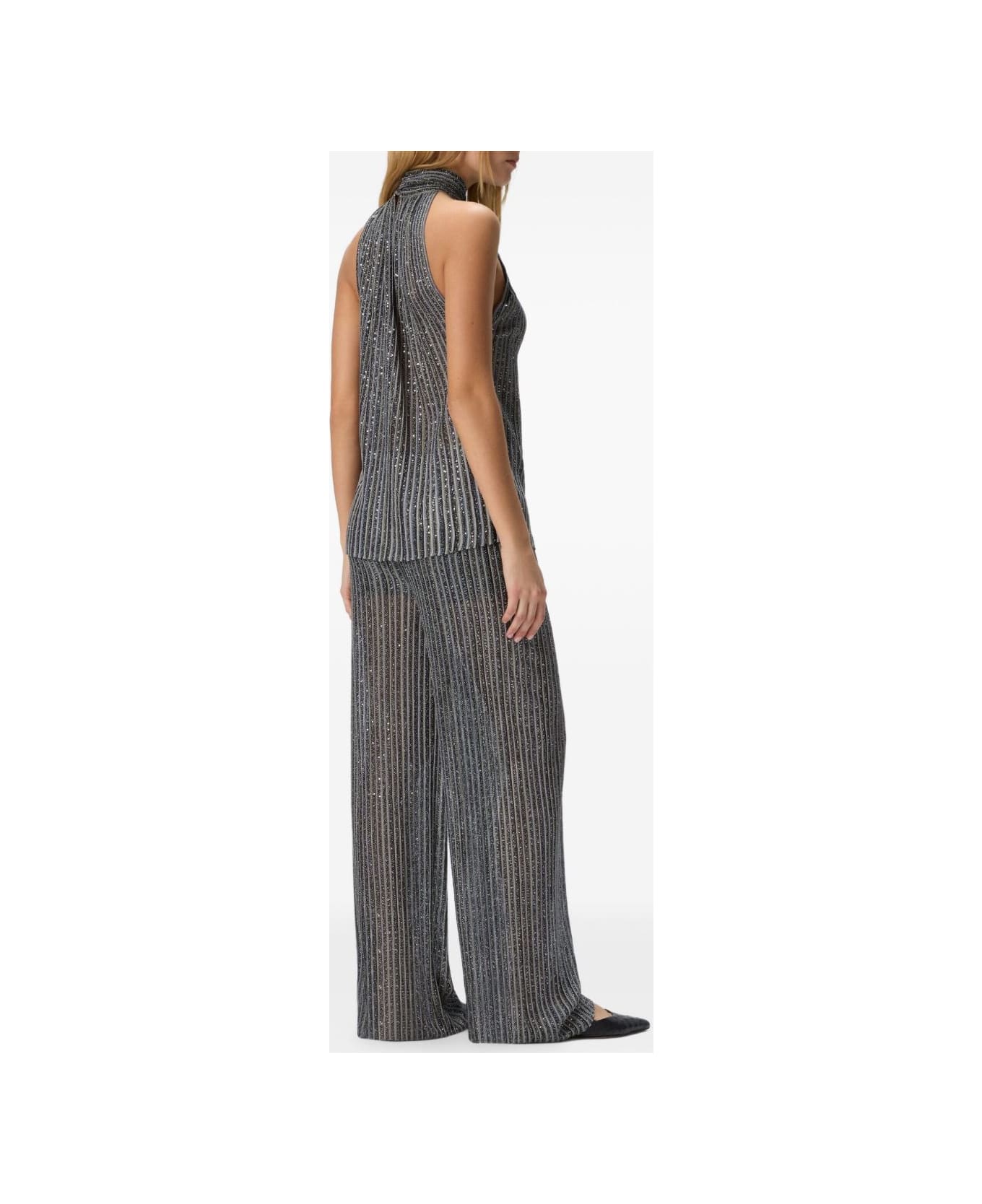 Missoni Strigh-leg Trousers - Grey