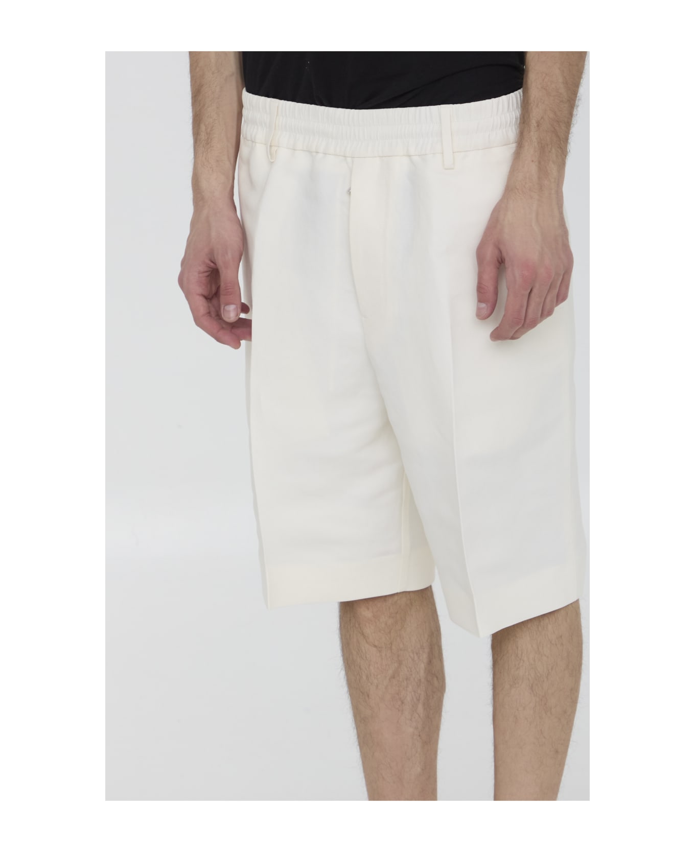 Burberry Tailored Bermuda Shorts - WHITE