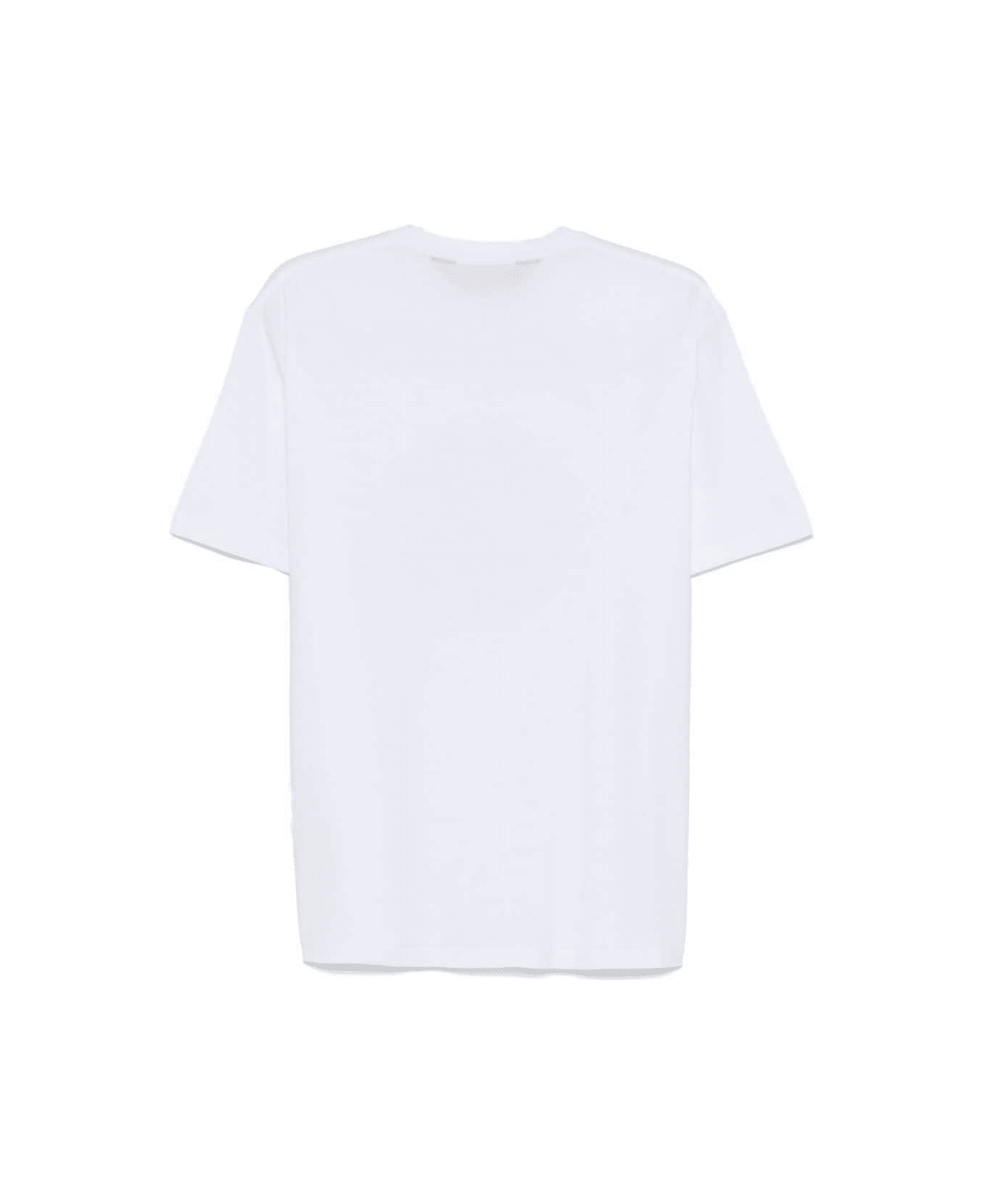 Just Cavalli Logo Embellished Crewneck T-shirt - White