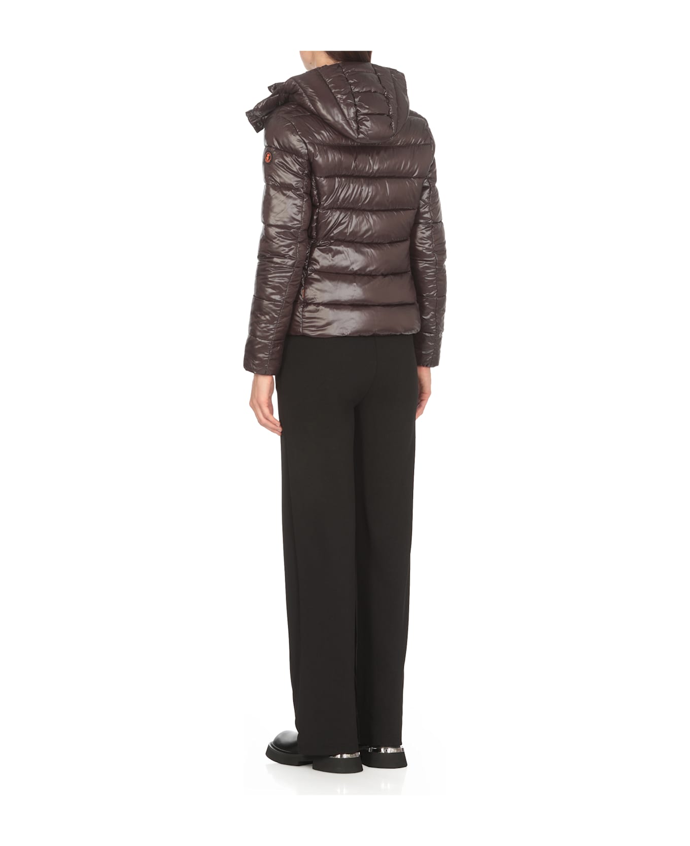 Save the Duck Cosmary Padded Short Jacket - Brown