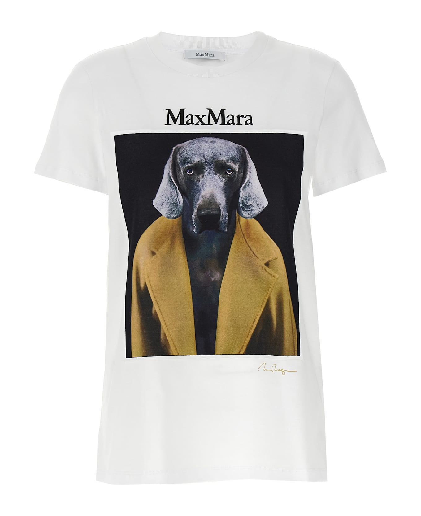 Max Mara 'cipria' T-shirt - WHITE