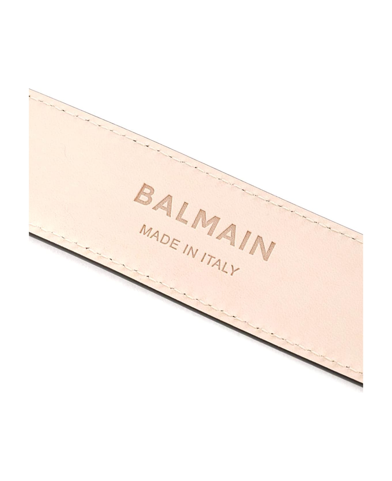 Balmain B-belt Leather Belt - Noir