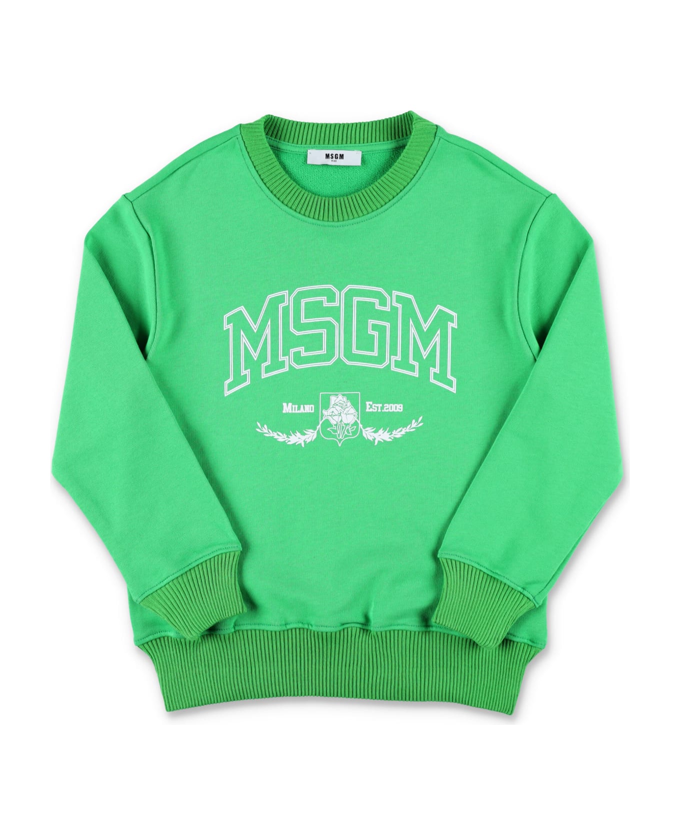 MSGM Logo Sweatshirt - VERDE/GREEN