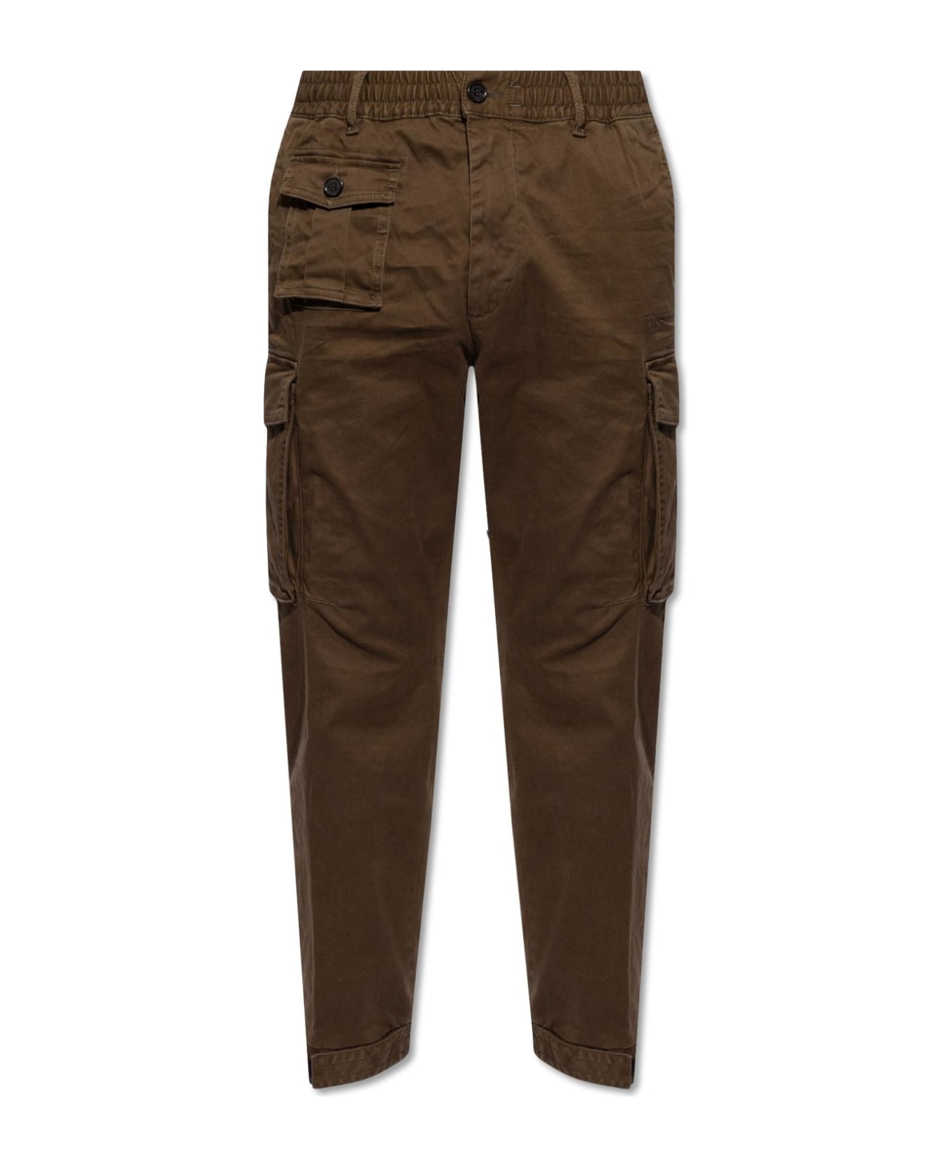 Dsquared2 Trousers With Pockets - Verde militare