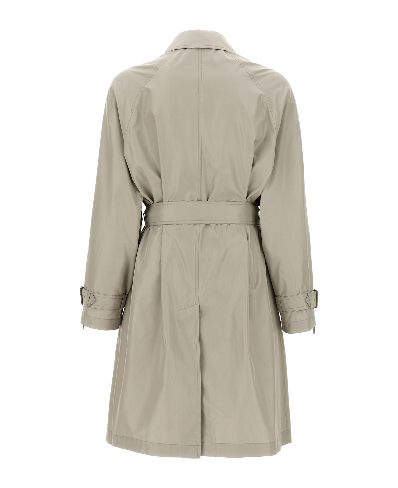 Burberry Car Coat Silk - Gray