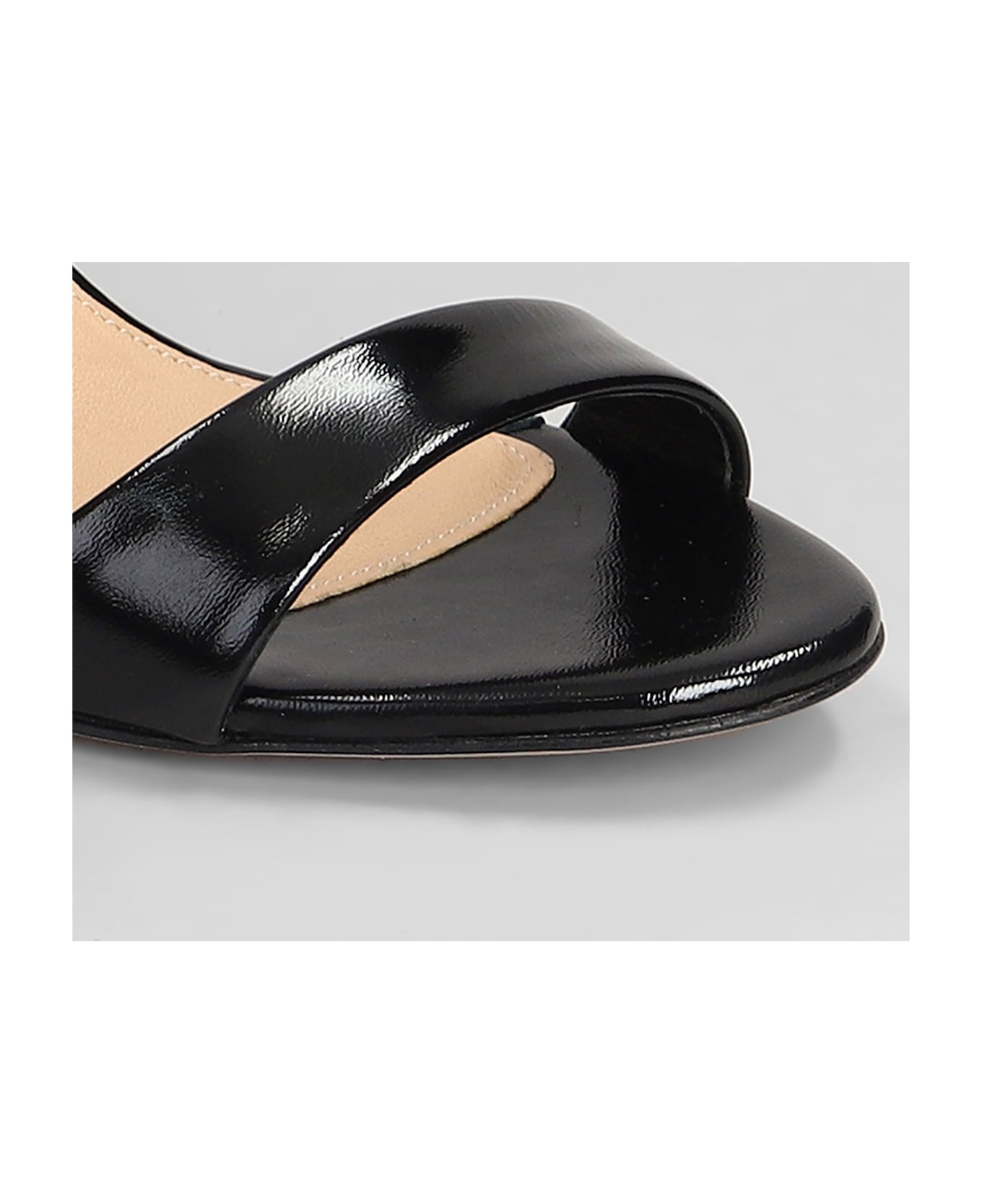 The Seller Sandals In Black Leather - black
