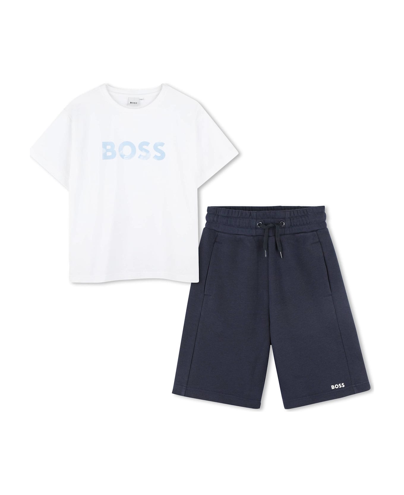 Hugo Boss Completo Con Stampa - White