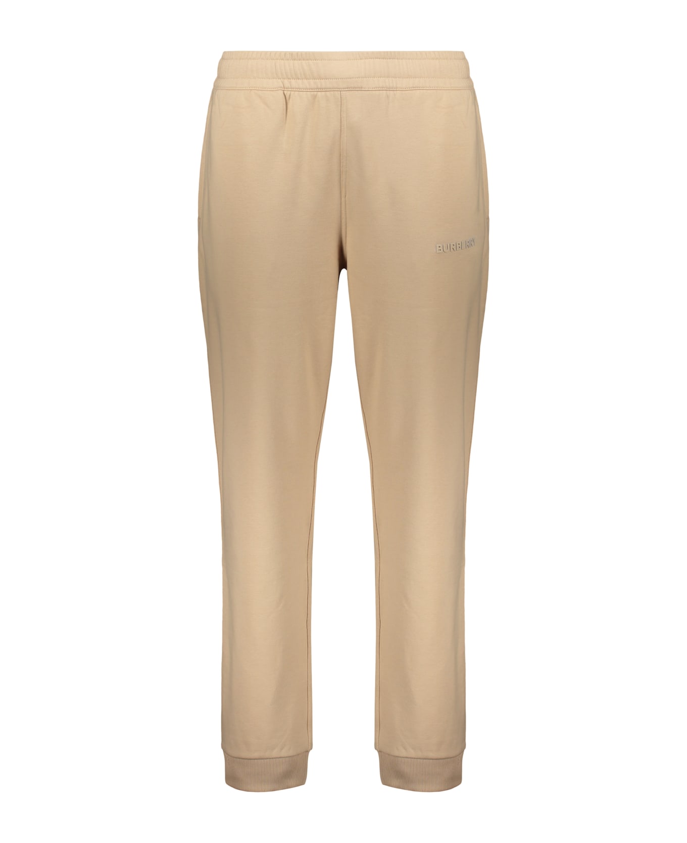 Burberry Cotton Track-pants - Beige ボトムス