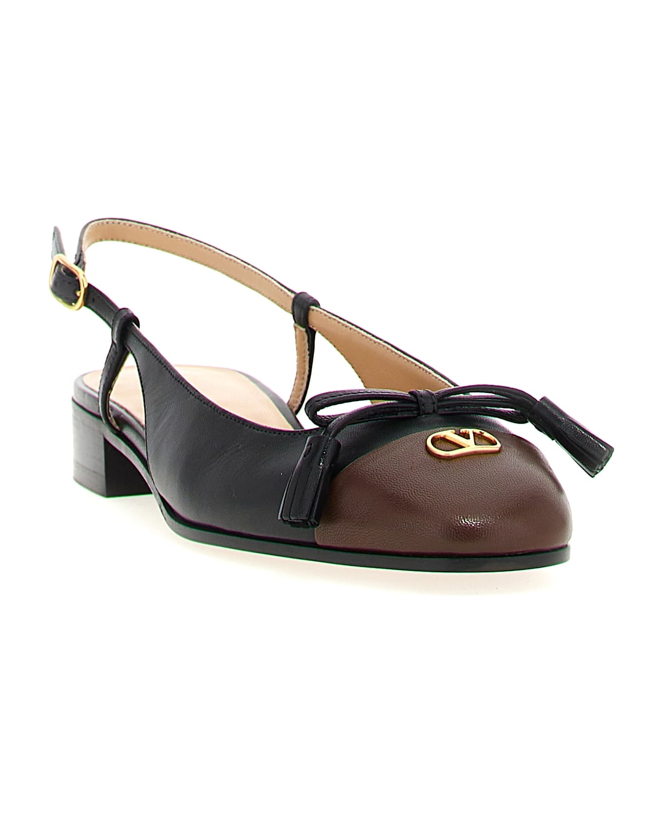 Valentino Garavani 'valet Du Roi' Slingback - Black  
