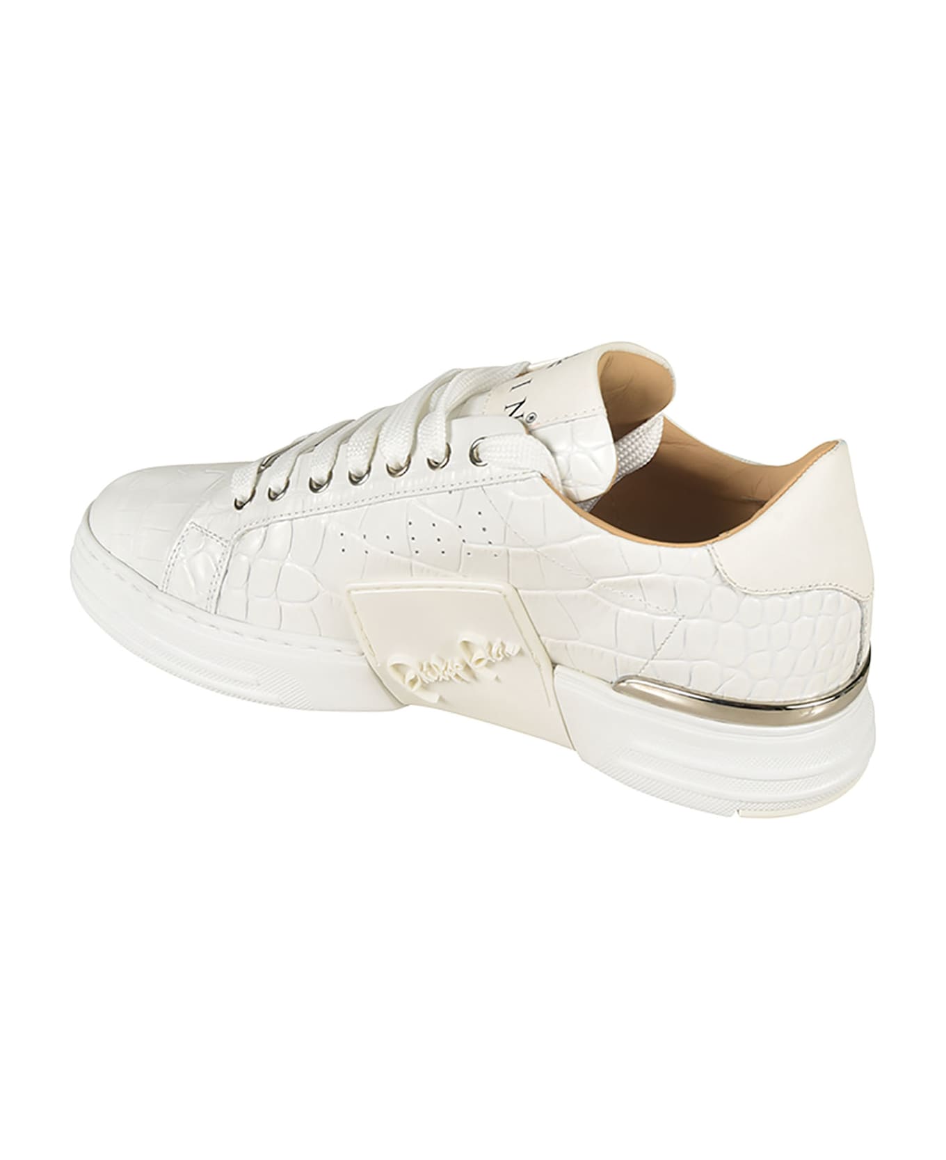 Philipp Plein Strass Low-top Sneakers - White