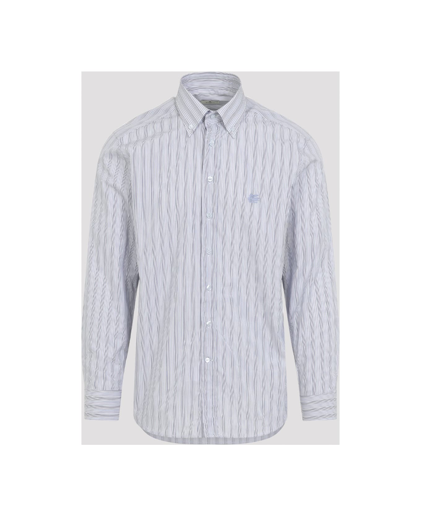 Etro Roma Logo Shirt - Pale Blue