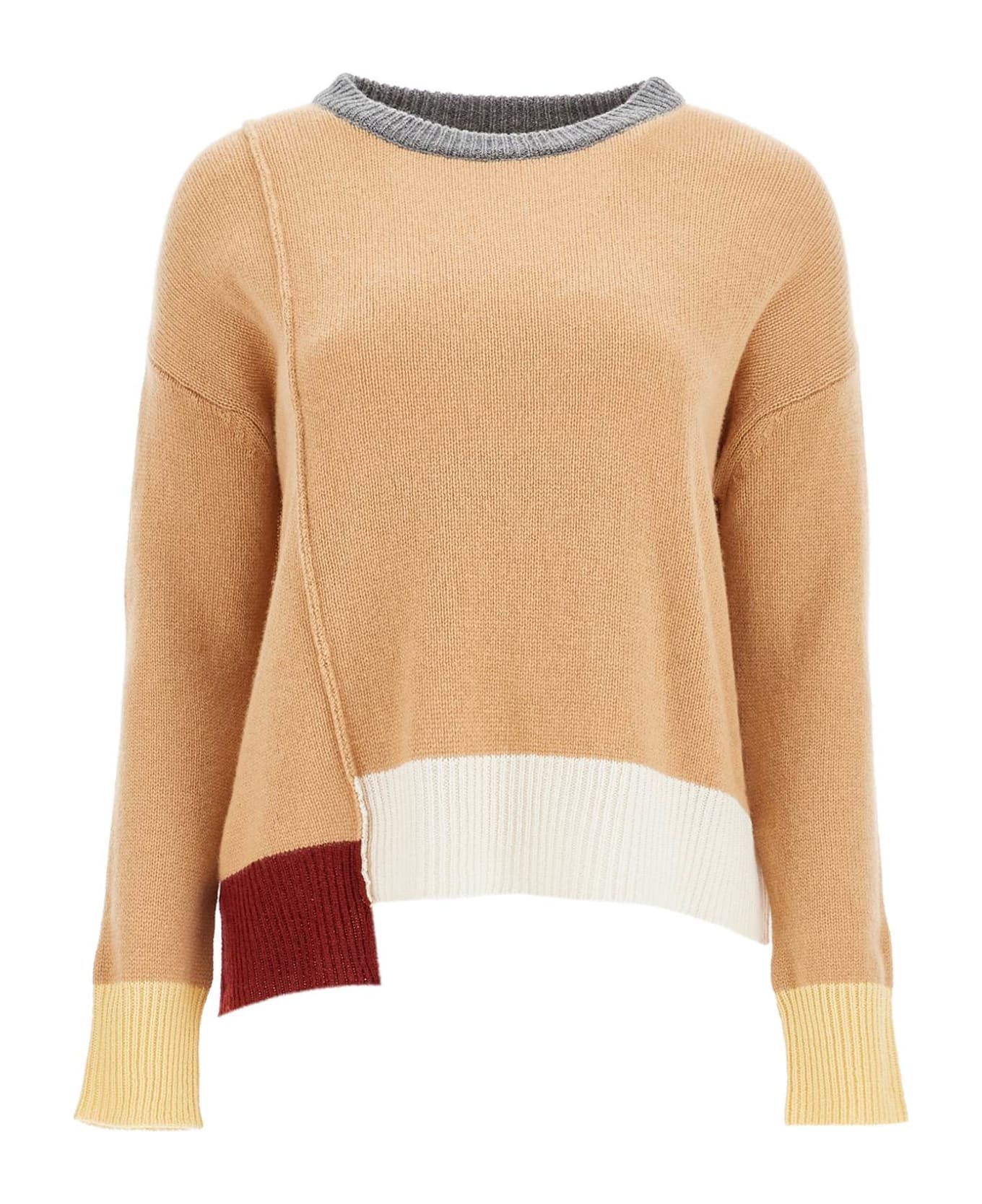 Marni Cashmere Boxy Pullover - Beige