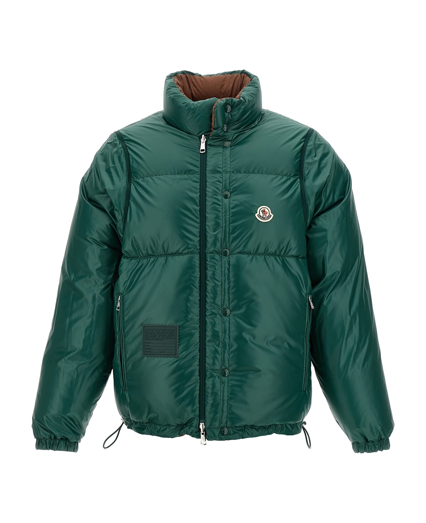 Moncler 'moncler Verone 1' Reversible Down Jacket - Brown