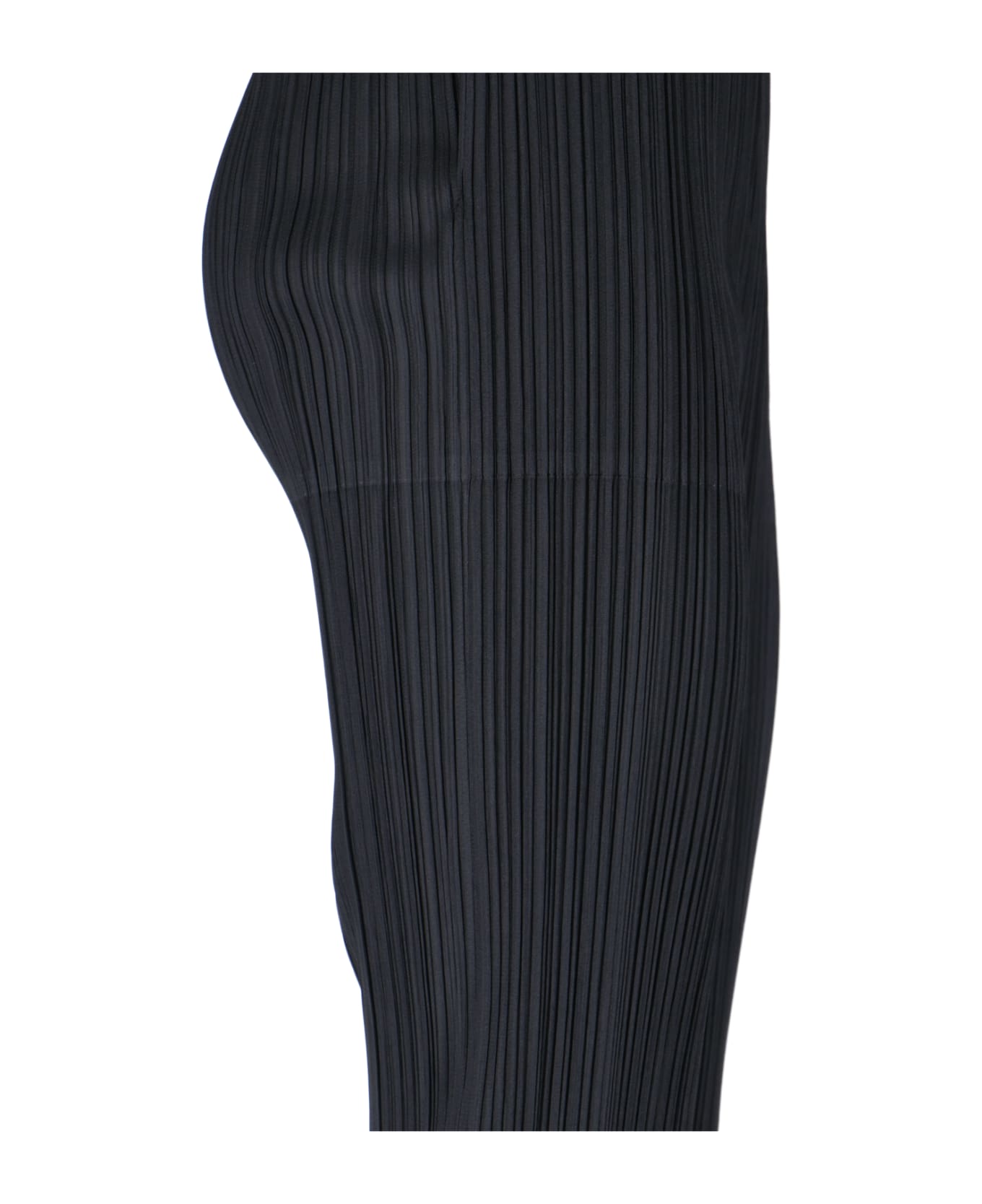 Pleats Please Issey Miyake Pleated Straight Pants - Black  