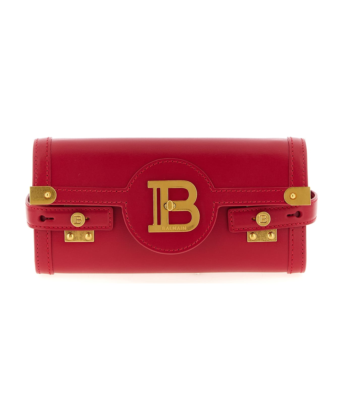 Balmain 'b-buzz 23' Clutch - Fuchsia