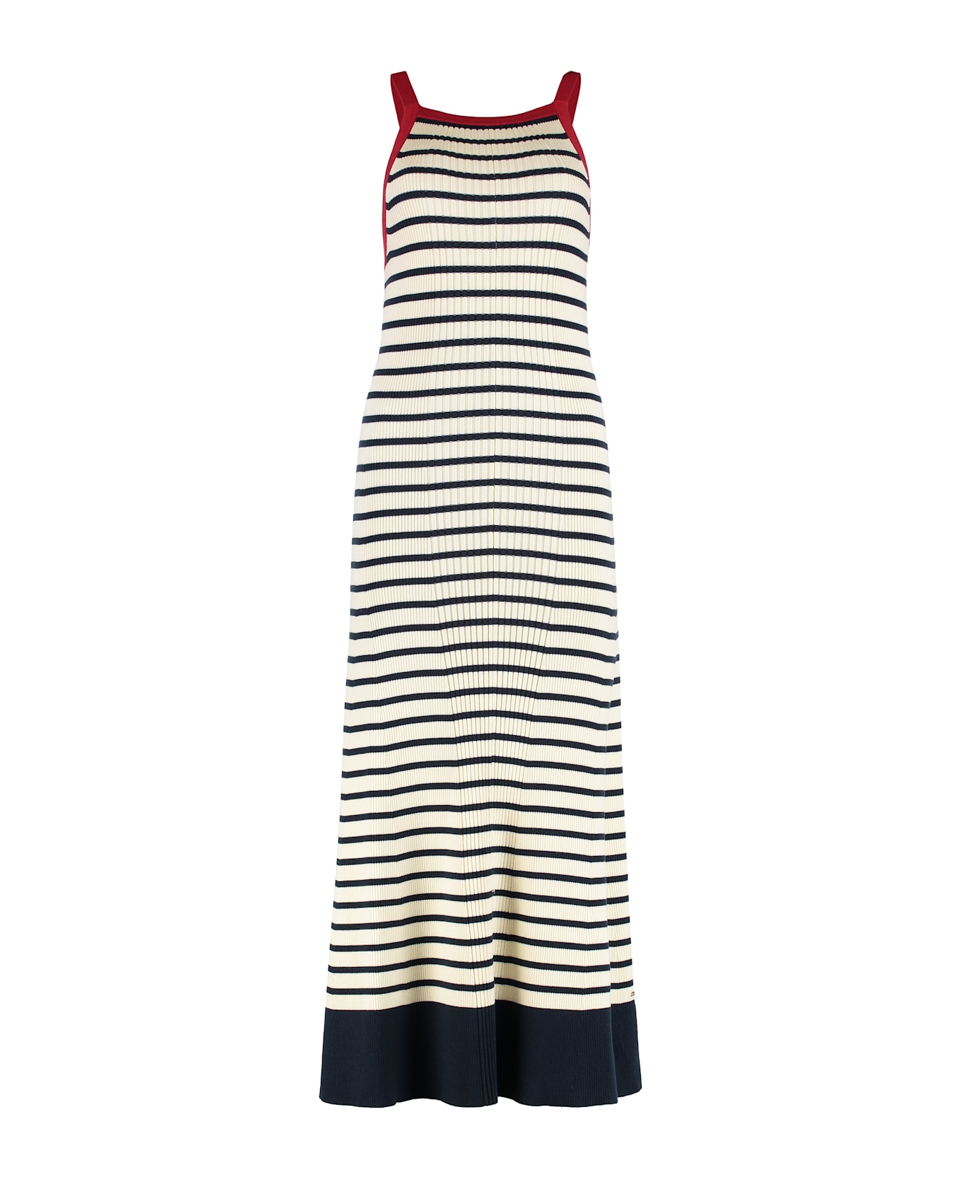 Tommy Hilfiger Sofia Richie Grainge X Tommy Hilfiger - Knitted Striped Dress - panna