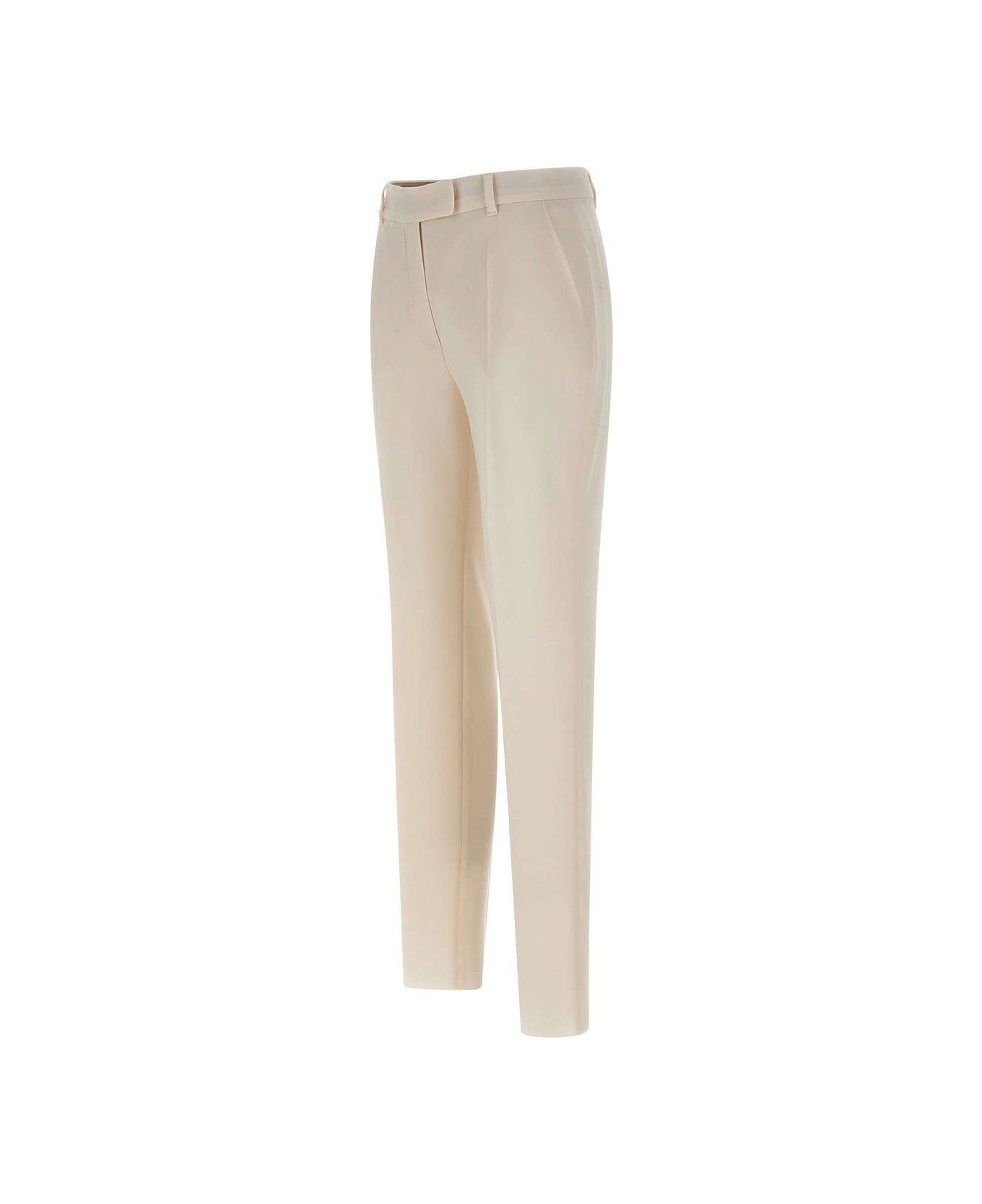 Max Mara Studio High Waist Straight Leg Pants Max Mara Studio - BUTTER