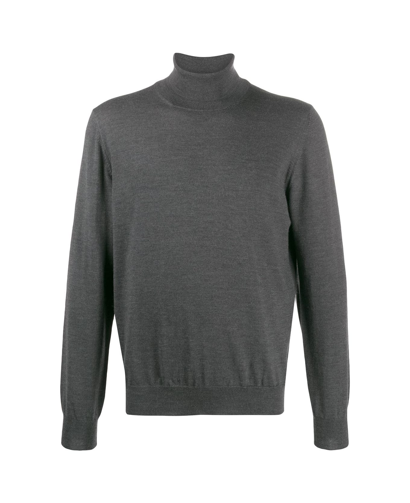 Barba Napoli Turtle Neck Sweater - Anthracite ニットウェア