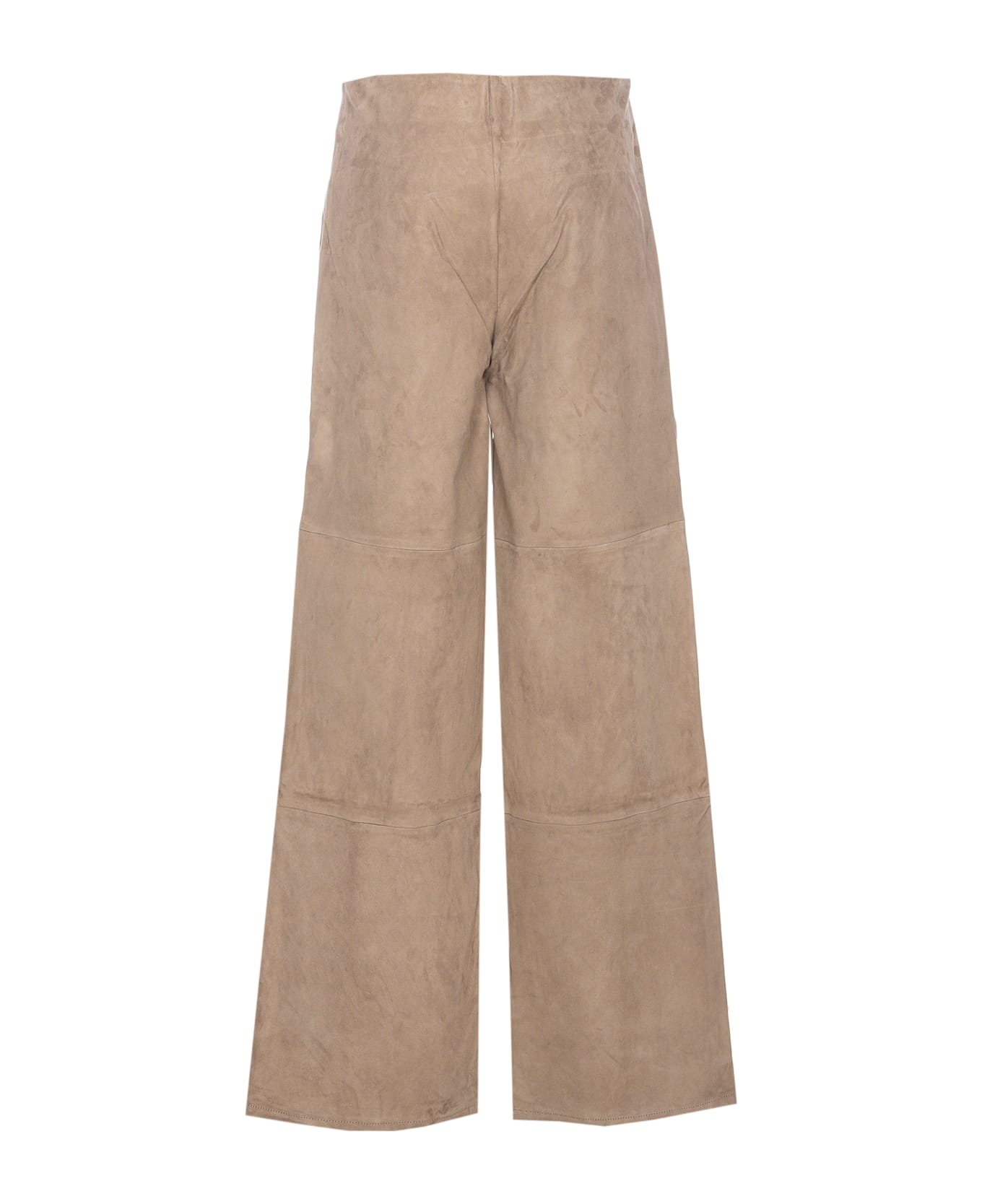 ARMA Karina Stertch Suede Trousers - Beige