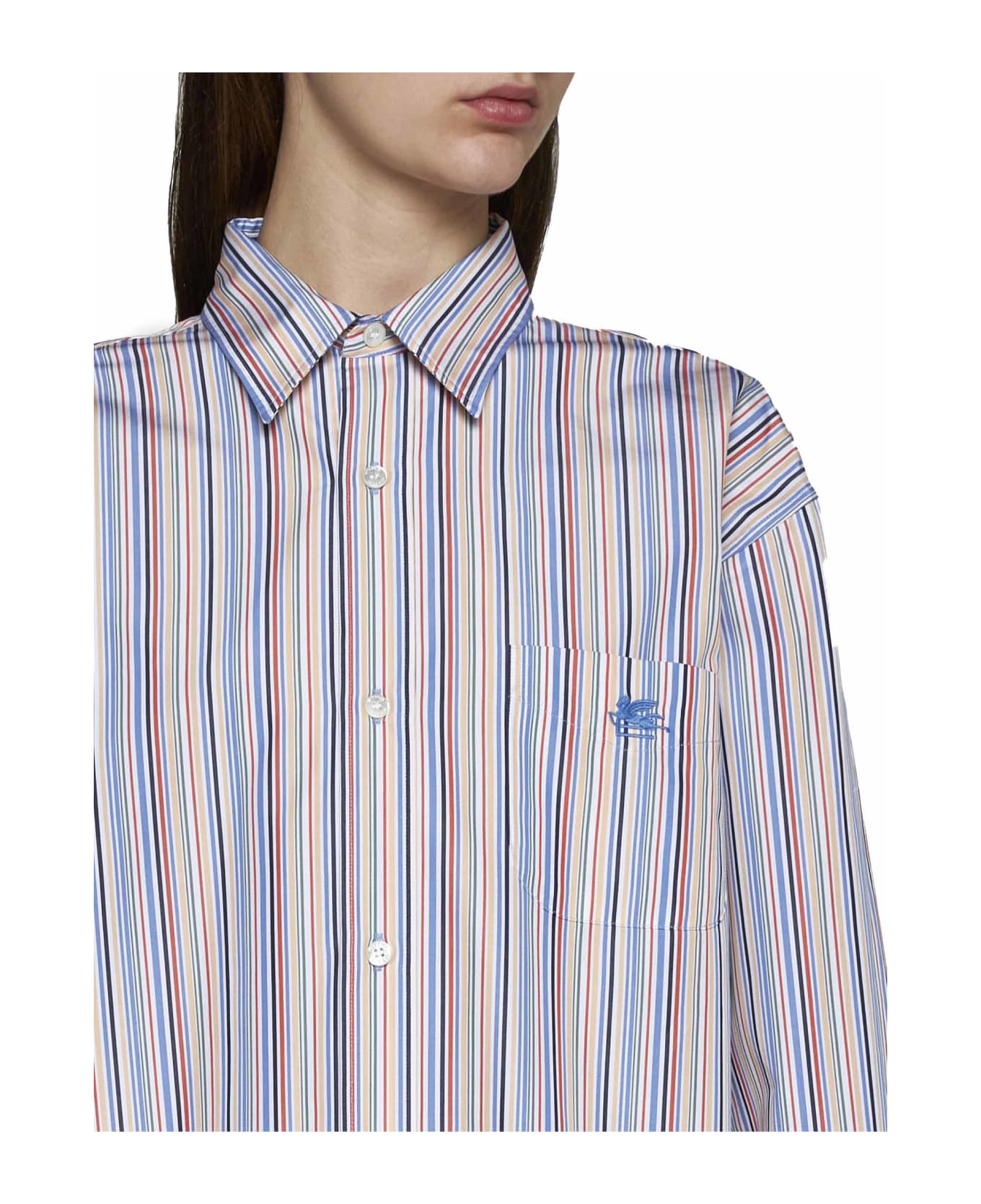 Etro Striped Button-up Shirt - Rigato シャツ