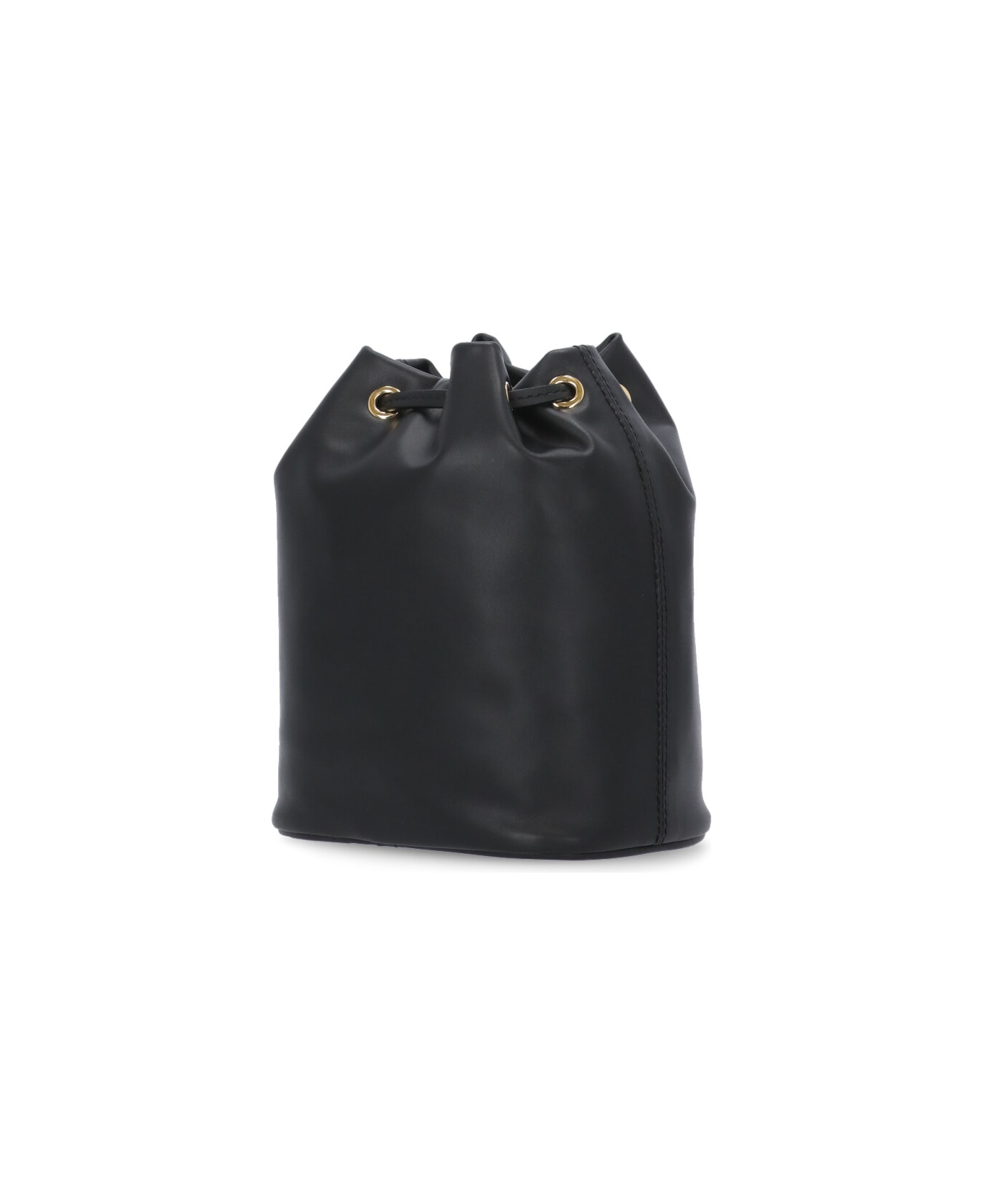Moschino Bucket Bag With Logo - Black トートバッグ