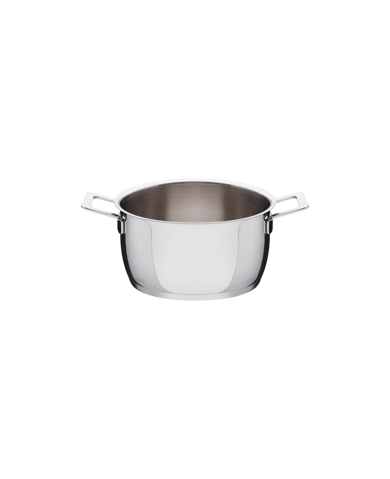 Alessi Pots&pans Casseruola 2 Manici Con Coperchio - Acciaio