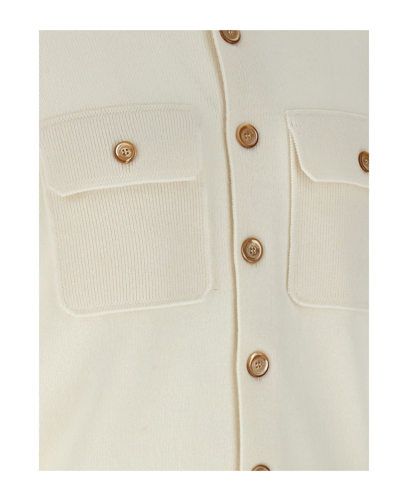 Brunello Cucinelli Cashmere Cardigan - White