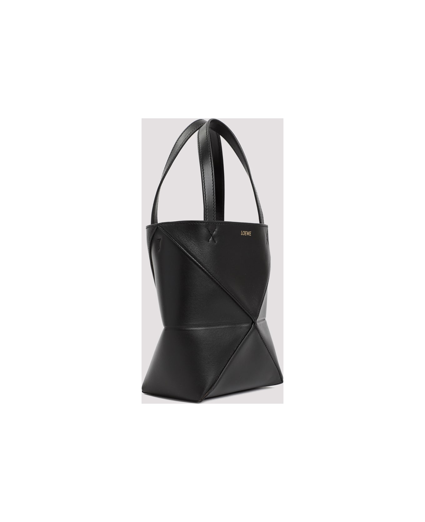 Loewe Puzzle Fold Tote Mini - Black