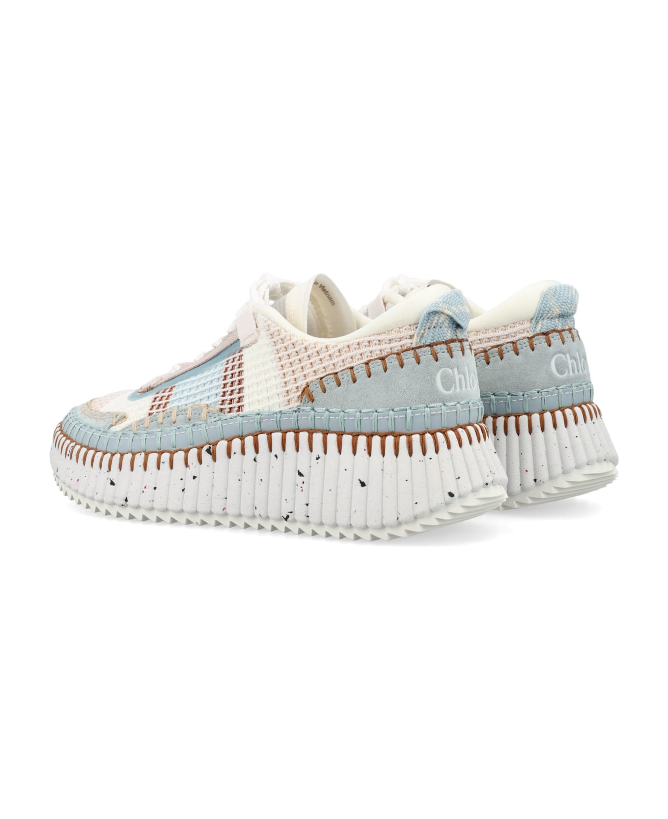 Chloé Nama Woman Sneakers - DELICATE BLUE