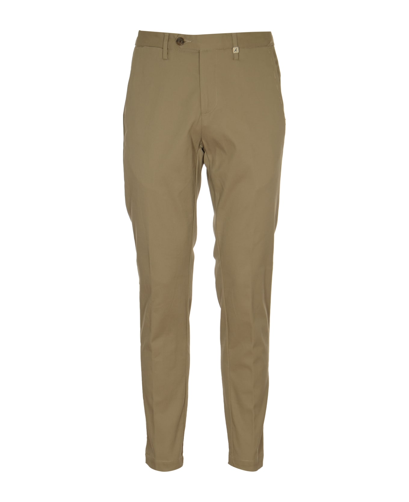 Myths Wrap Buttoned Trousers - Beige