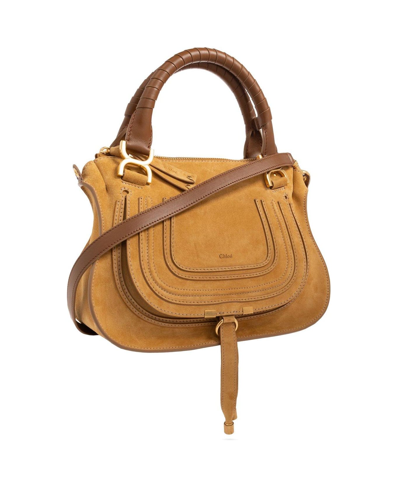 Chloé Marcie Medium Shoulder Bag - SAFARI GOLD