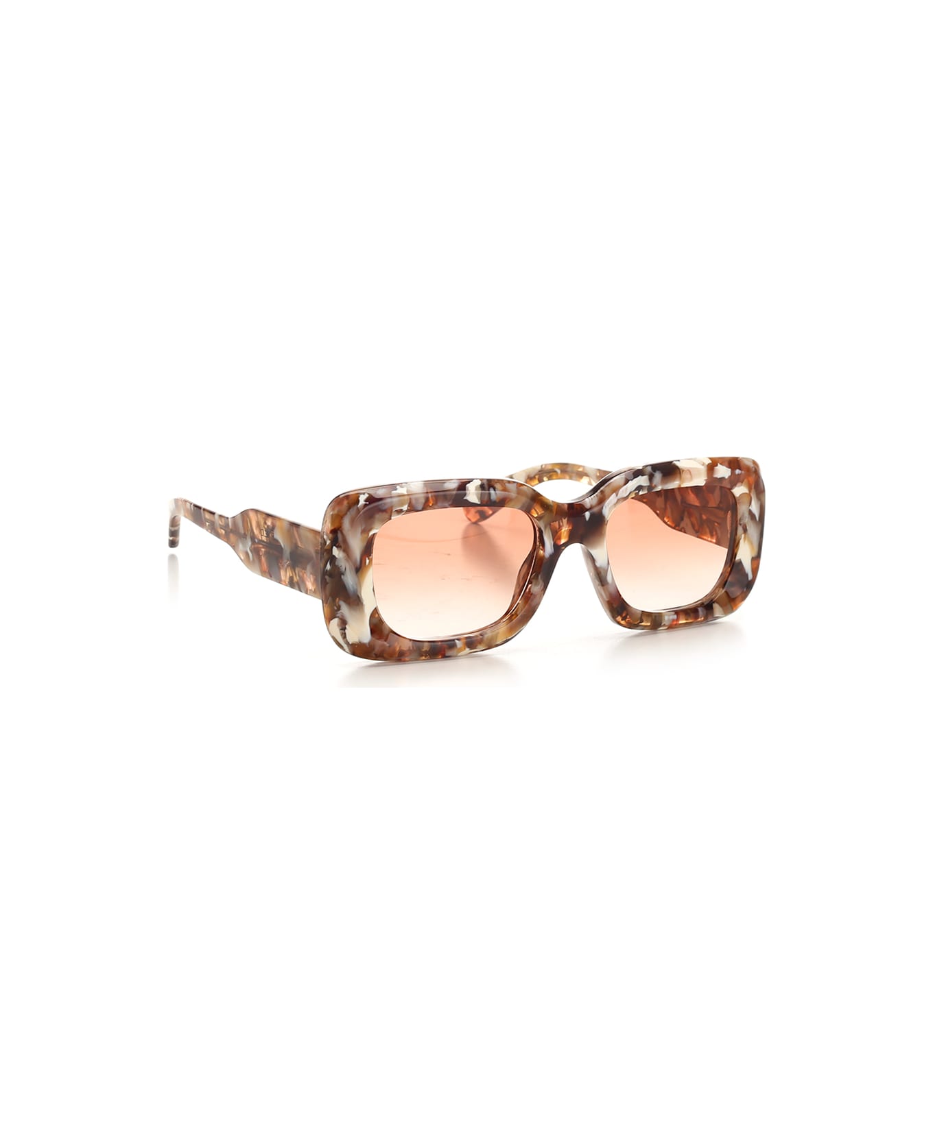 Chloé Multicolor Frame Sunglasses - Beige