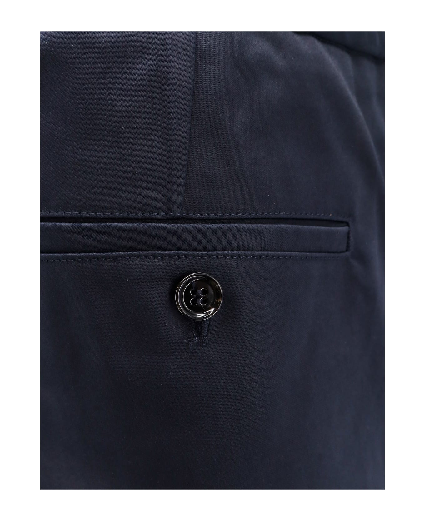 Ami Alexandre Mattiussi Cotton Bermuda Shorts With Elastic Detail - Blue