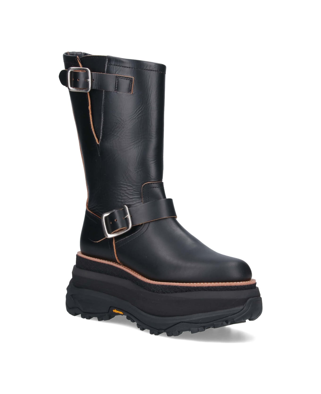 Sacai 'flatform' Boots - Black  