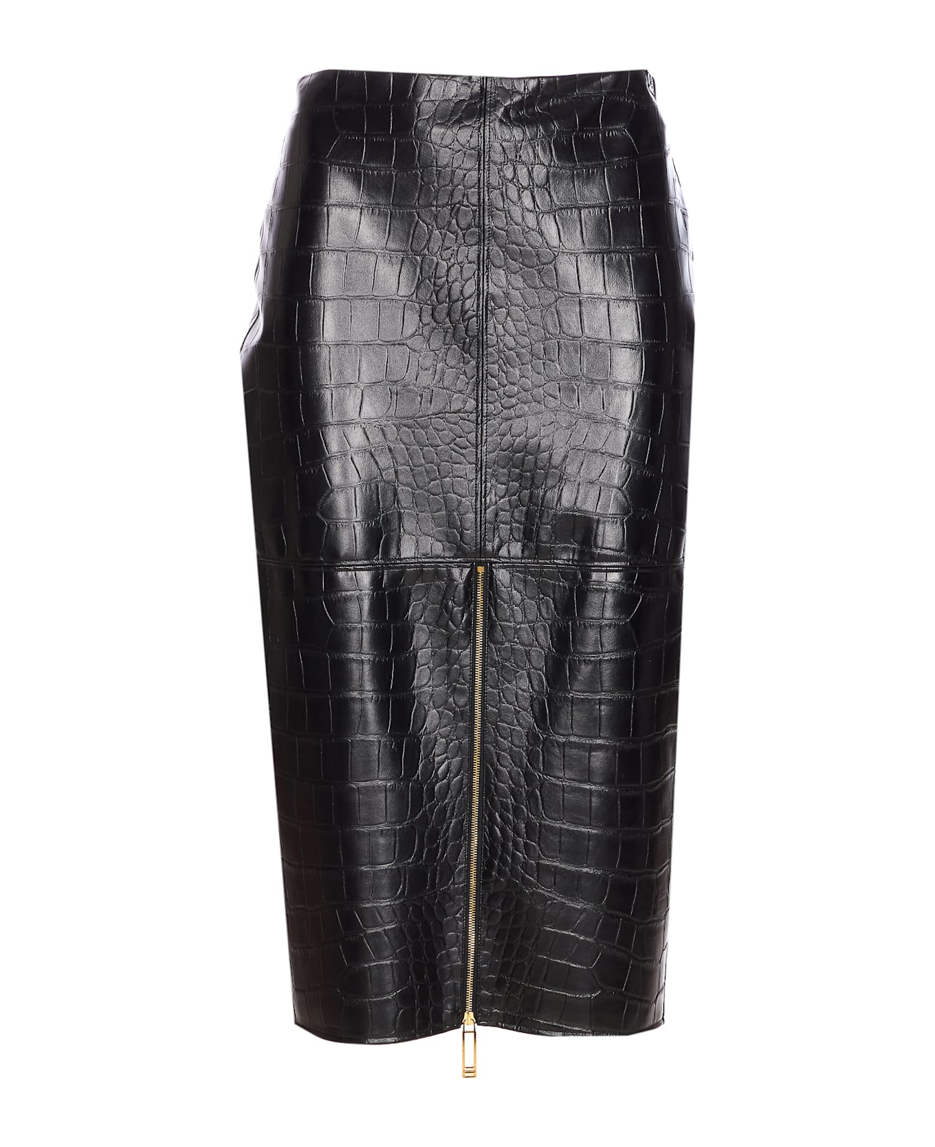 Elisabetta Franchi Midi Skirt - Black