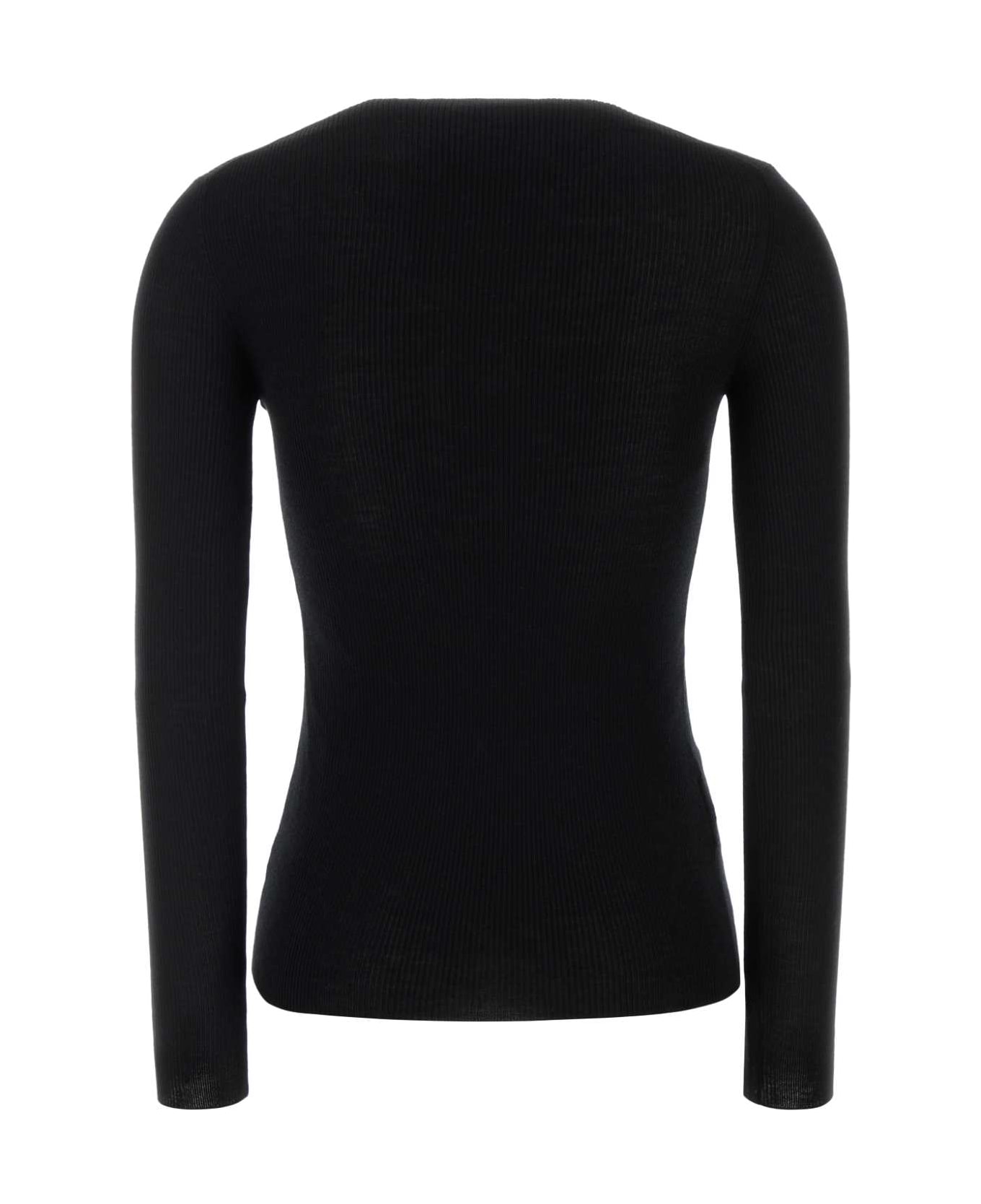 Prada Black Wool Sweater - NERO