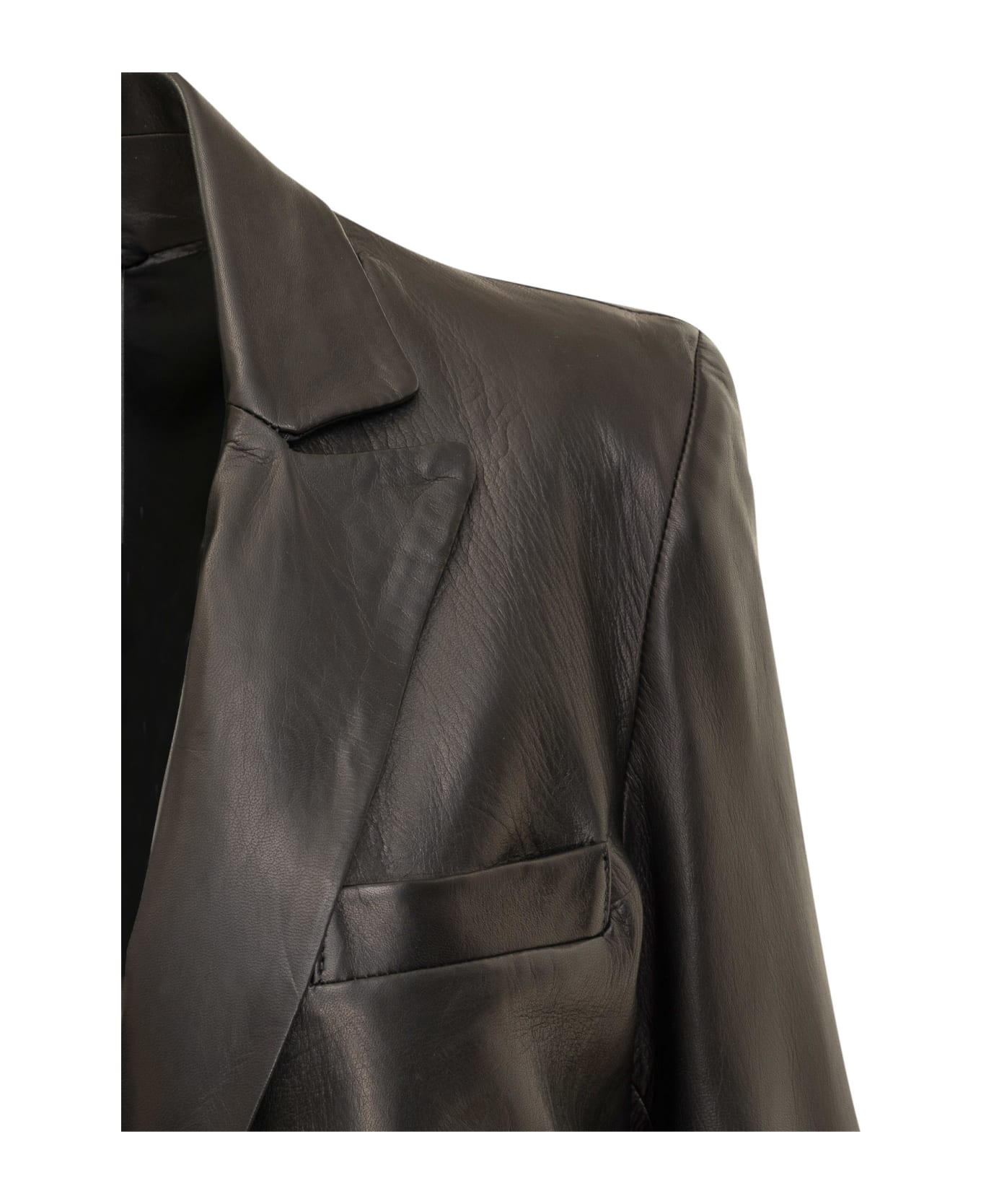 Giocasta Leather Jacket - NERO